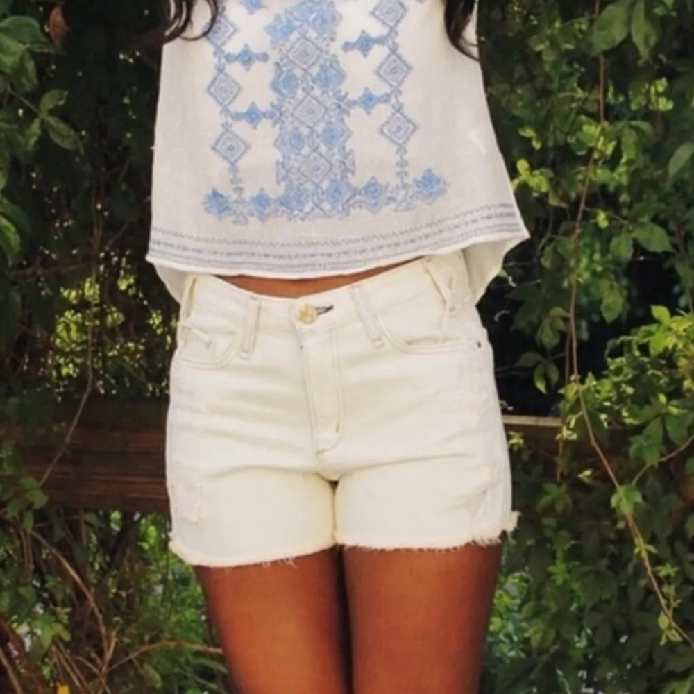 McGuire Denim Shorts in French Vanilla
